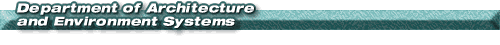 Department of Architecture and Environment Systems