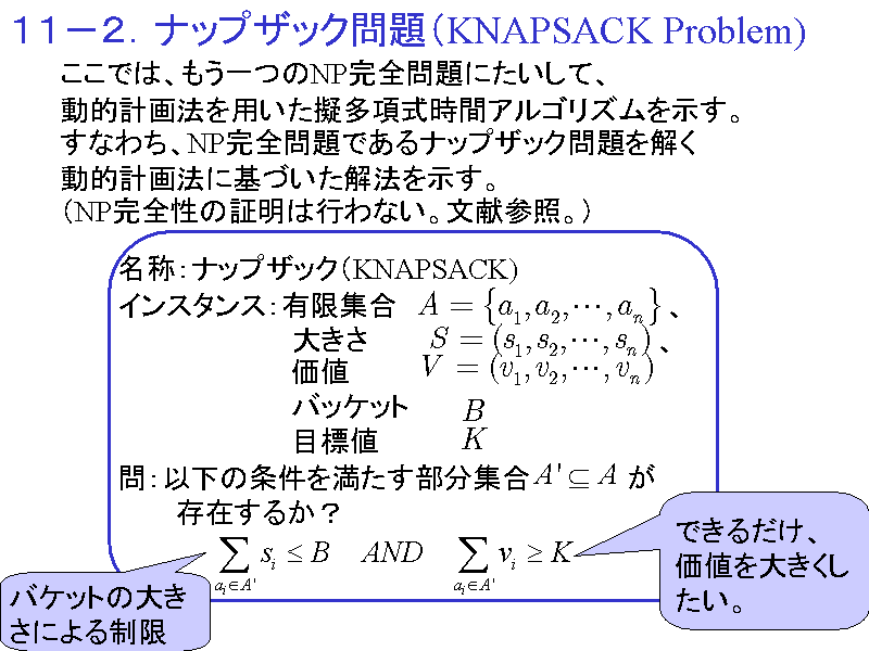 PP|QDibvUbNiKNAPSACK Problem)