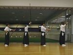 県立武道館での練習風景