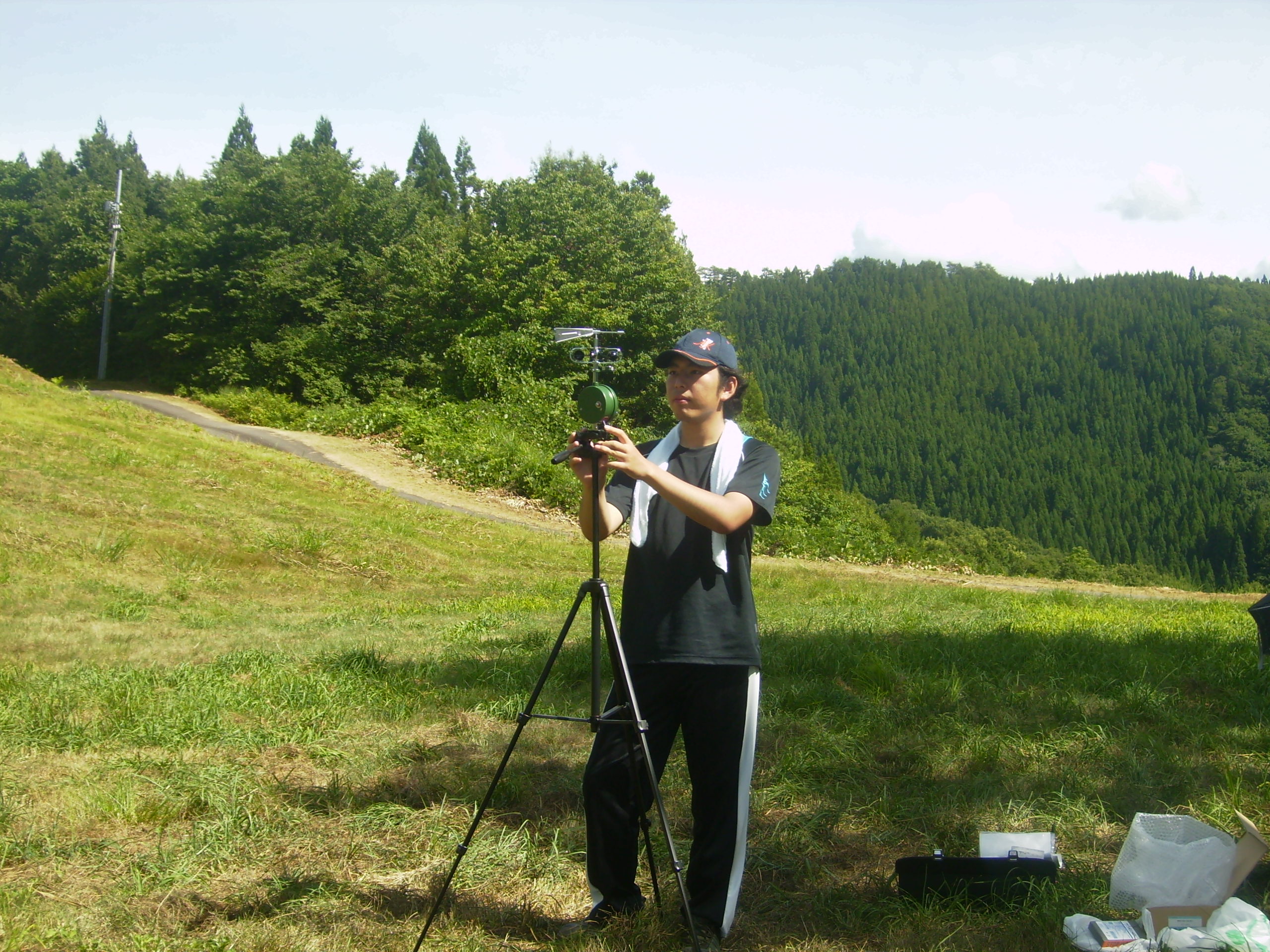 気象観測の実習