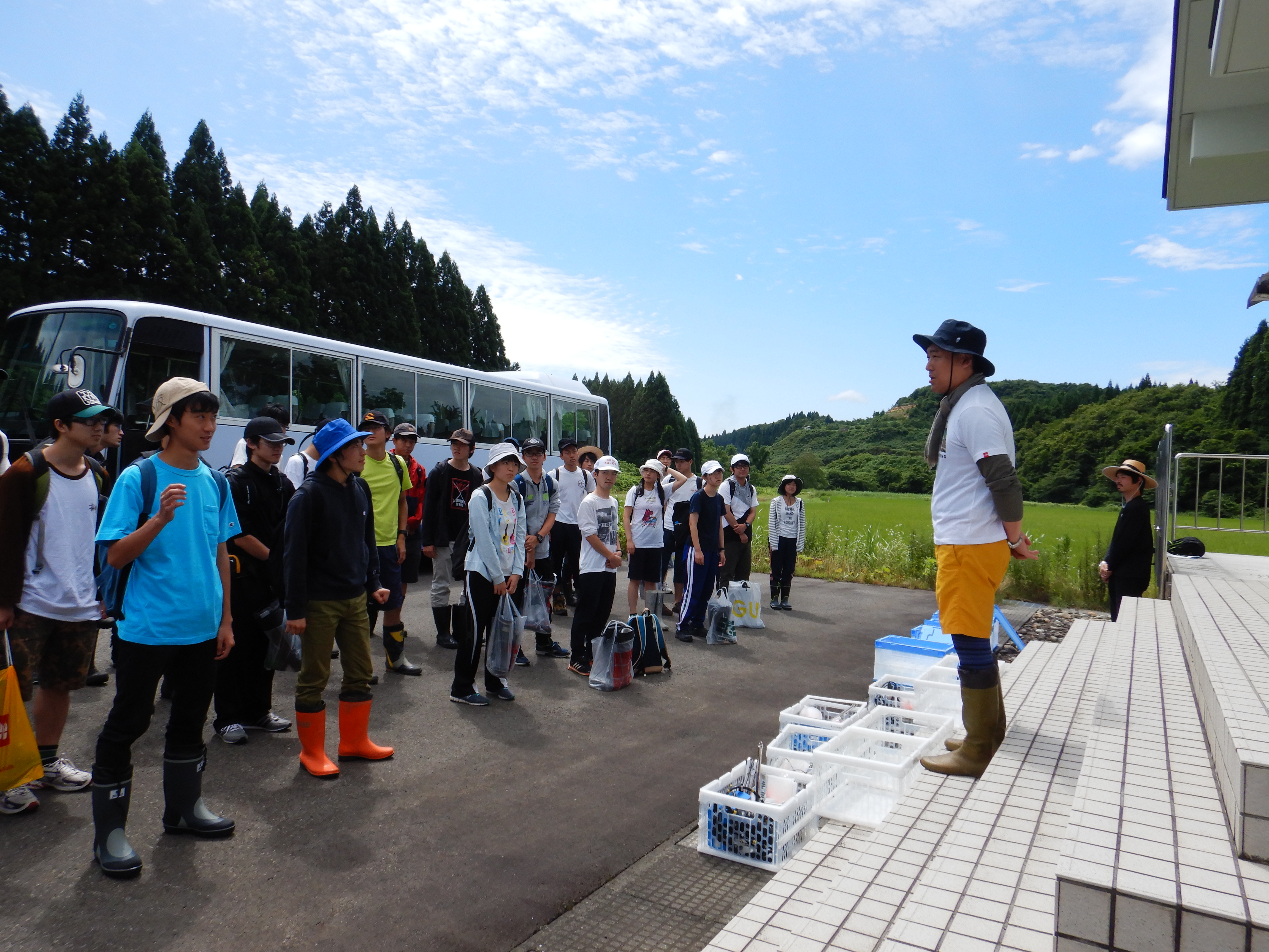 水質調査の実習