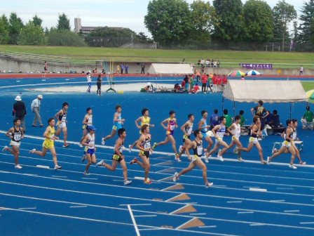 第41回東北学生陸上競技選手権大会の様子