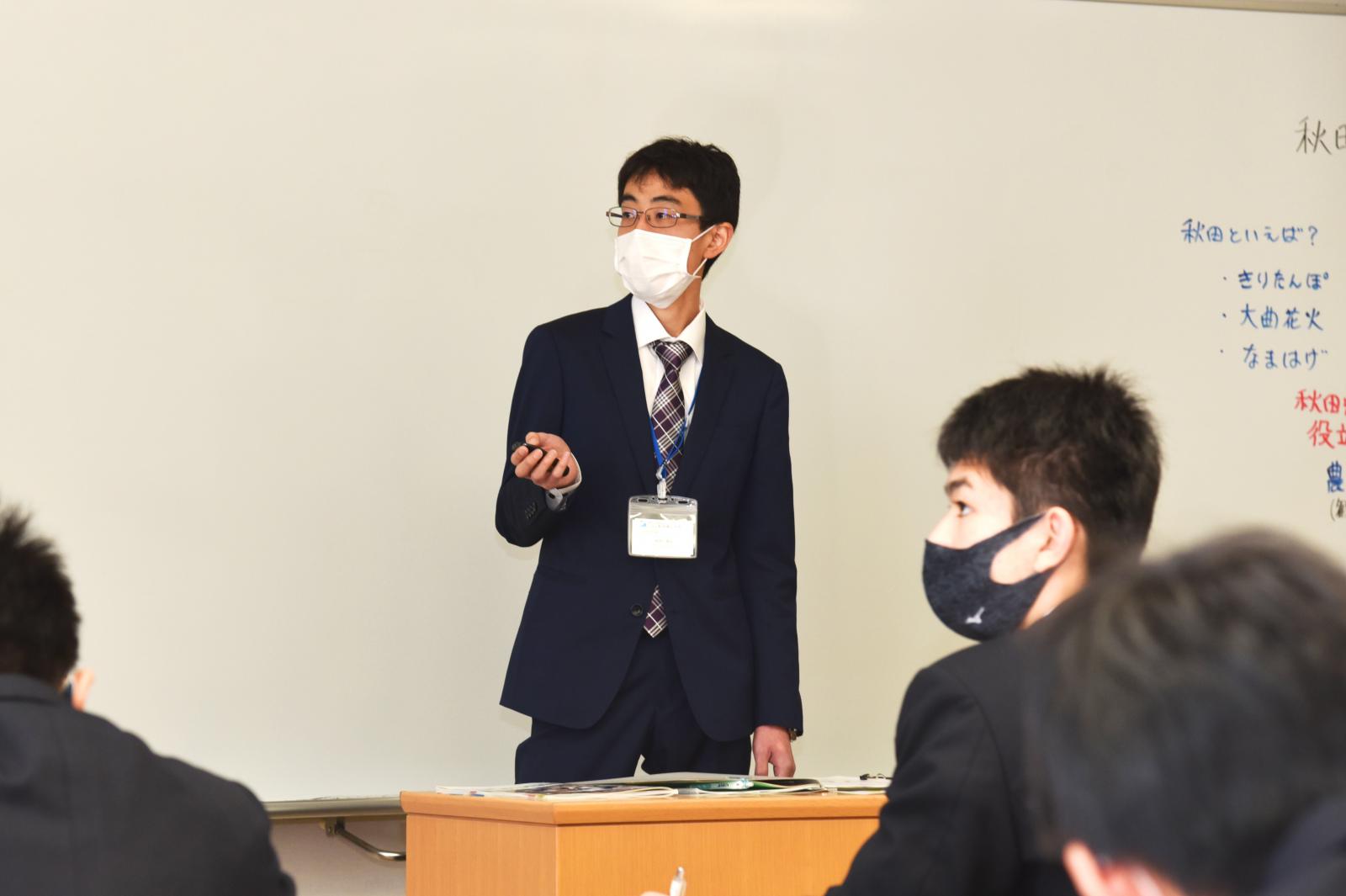 西仙北中学校の2年生が秋田キャンパスを訪問しました 秋田県立大学